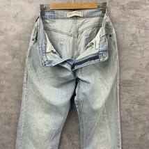 Levi's リーバイス 505 デニムジーンズパンツ ライトブルー ジップフライ レギュラー W32L34 実寸W32in USA 海外輸入 古着 L10341_画像9