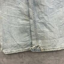 Levi's リーバイス 505 デニムジーンズパンツ ライトブルー ジップフライ レギュラー W32L34 実寸W32in USA 海外輸入 古着 L10341_画像8