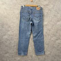 Levi's リーバイス 551 デニムジーンズパンツ ライトブルー ジップフライ 14M 実寸W32in 15551-4837 USA 海外輸入 古着 L10263_画像2