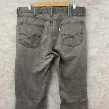 Levi's リーバイス 514TM グレー チノ カラーパンツ 白タブ ジップフライ W38L32 00514-0408 USA 海外輸入 古着 L10370_画像4