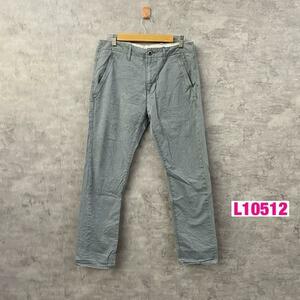 Levi's リーバイス グレー チノ カラーパンツ 白タブ ジップフライ W30 L30 実寸W31in 55688-0001 USA 海外輸入 古着 L10512