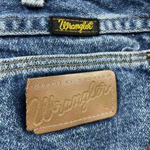 Wrangler ラングラー USA製 デニムジーンズパンツ ブルー ジップフライ 31x32 実寸W29in 13MWZDD USA 海外輸入 古着 WK10055_画像4