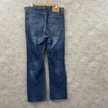 Levi's リーバイス 751 デニムジーンズパンツ ブルー 赤タブ ジップフライ W36L34 実寸W39in USA 海外輸入 古着 L10565_画像2