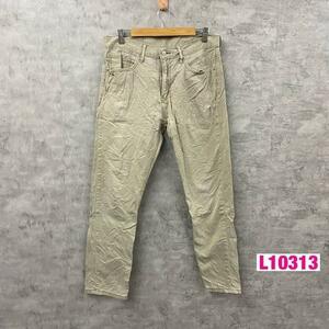 Levi's リーバイス 508TM ベージュ ジップフライ カラーパンツ 白タブ W32L30 実寸W33in 05521-0015 USA 海外輸入 古着 L10313