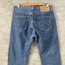 Levi's リーバイス 501 デニムジーンズパンツ ブルー 赤タブ ボタンフライ 33×32 実寸W33in 00501-0114 USA 海外輸入 古着 L1-N033_画像5