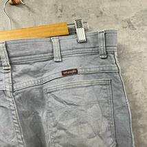 Wrangler ラングラー USA製 デニムジーンズパンツ グレー ジップフライ W36L34 実寸W35in 85498GY USA 海外輸入 古着 W1-N023_画像9