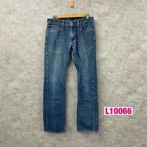 Levi's リーバイス 514TM デニムジーンズパンツ ブルー ジップフライ 赤タブ W32L34 実寸W31in USA 海外輸入 古着 L10066_画像1