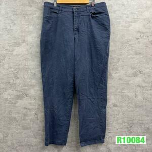 Lee リー チノパンツ ネイビー ジップフライ 18W/M 実寸W36in COY-F621-011 USA 海外輸入 古着 R10084