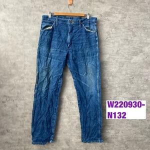 Wrangler Wrangler Джинсовые джинсы брюки Blue Zip Fly 35 × 32 INSURE W36IN 13MWZPW USA OURDEAS IMPORT IMPORT OLD OLDER W220930-N132