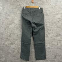 DOCKERS ドッカーズ チノパンツ グレー チェック柄 ジップフライ タック 29×32 実寸W29in 26116-0022 USA 海外輸入 古着 S220206-H456_画像2