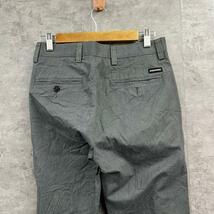 DOCKERS ドッカーズ チノパンツ グレー チェック柄 ジップフライ タック 29×32 実寸W29in 26116-0022 USA 海外輸入 古着 S220206-H456_画像9