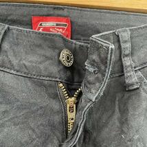 Dickies ディッキーズ ブラック ジップフライ ワークパンツ レディース 1 実寸W28in IX37150615 USA 海外輸入 古着 S10418_画像10