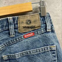 Wrangler ラングラー デニムジーンズパンツ ブルー レギュラー ジップフライ 36×30 実寸W35in 96501DS USA 海外輸入 古着 W10016_画像8