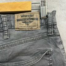 Wrangler ラングラー グレー ストレート FLEX ジップフライ カラーパンツ 36×30 実寸W34in 95GRWSK USA 海外輸入 古着 W10097_画像6
