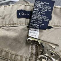 TOMMY HILFIGER トミー ベージュ ジップフライ カラーパンツ 34/32 実寸W34in 265515 USA 海外輸入 古着 S10077_画像8