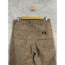 Dickies ディッキーズ ブラウン ジップフライ ワークパンツ 32×32 実寸W32in RN20697 ED218STB USA 海外輸入 古着 S220313-H617_画像8