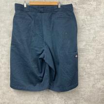 Dickies ディッキーズ ネイビー ジップフライ ハーフパンツ ワーク 短パン 実寸W38in USA 海外輸入 古着 S220311-H572_画像2