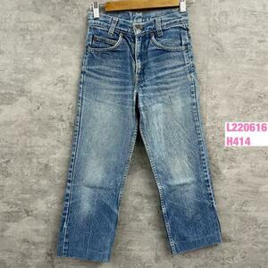 Levi's リーバイス 705-0216 デニムジーンズパンツ ブルー ジップフライ レディース W26L34 実寸W24in 51875-7 USA L220616-H414