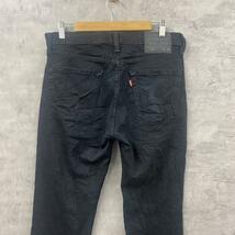 Levi's リーバイス 511TM デニムジーンズパンツ ブラック ジップフライ カラー 赤タブ ジップフライ W32L30 04511-4406 USA L10342_画像5