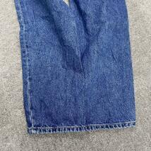 NAF NAF JEANS St Germain デニムジーンズパンツ インディゴブルー ジップフライ レディース 32/40 実寸W26in USA S1-N215_画像9