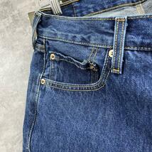 Levi's リーバイス 501 デニムジーンズパンツ ブルー ボタンフライ ハーフパンツ 切りっぱなし W34L30 実寸W33in WPL423 L211118-H032_画像10