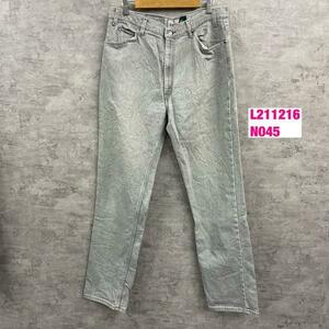 Levi's 540 SIGNATURE FLEX メキシコ製 デニムジーンズパンツ ライトグレー ジップ W38L34 40548-7408 L211216-N045