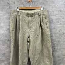 DOCKERS ドッカーズ チノパンツ AUTHENTIC KHAKIS ベージュ ジップ リラックス W34L20 実寸W32in 20426-4624 S220721-H840_画像6