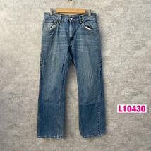 Levi's リーバイス 557TM デニムジーンズパンツ ブルー リラックスブーツカット 赤タブ ジップフライ 32×34 00557-0028 USA L10430_画像1