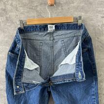 TEXAS JEANS USA製 股上浅 CUT#10621 デニムジーンズパンツ ブルー レディース 14L 実寸W35in RN79659 USA S1-N125_画像8