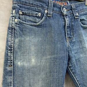 Levi's リーバイス 511TM デニムジーンズパンツ ブルー スキニー ジップフライ W29L30 実寸W30in 赤タブ 04511-4172 USA L10227の画像6