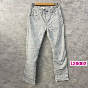 Levi's リーバイス 511TM デニムジーンズパンツ ライトグレー スリム 5511-G27 赤タブ レディース W29L29 実寸W30in USA L20002