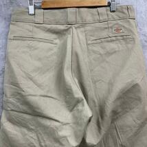 Dickies874 ディッキーズ original ベージュ デザートサンド ジップフライ ワークパンツ 874DS 34×34 実寸W34in S220513-H757_画像4