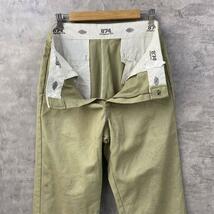 Dickies874 ディッキーズ original カーキベージュ ジップフライ ワークパンツ 34×32 実寸W33in 874KH RN 20697 USA S20027_画像8