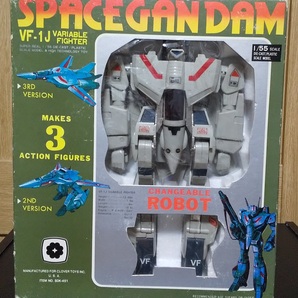 1/55 スペースガンダムV SPACE GANDAM V 韓国製 玩具 2体 VF-1J JOON'S バルキリー 超時空要塞マクロス タカトク タカトクトイス 海外 パチの画像2