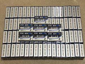 新品未使用品　TDK カセットテープまとめて　AD-X46 (2本入り79パック)158本　未開封品　ノーマルポジションカセットテープ