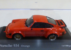 枻出版限定 1/43 PORSCHE 934 turbo 1976 (オレンジ） Corretto Collezione 