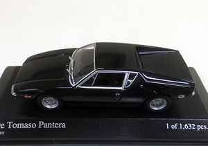 Minichamps 1/43 De Tomaso Pantera L 1972 (ブラック）