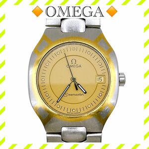 美品 オメガ ポラリス ボーイズ 腕時計 ゴールド シルバー メンズ レディース