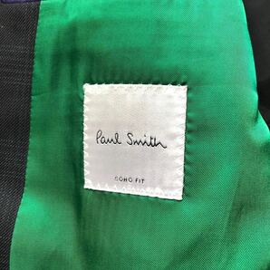 【極美品 /近年モデル】ポールスミス Paul Smith テーラードジャケット ブレザー 派手裏地 2B チャコールグレー メンズ LLサイズ XLの画像6