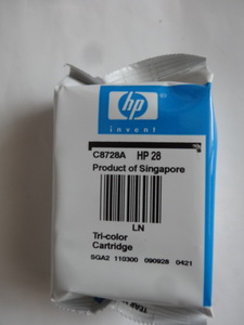 【【定形外送料220円/新品】HP/ヒューレットパッカード/純正インクカートリッジ/HP28/3色カラー