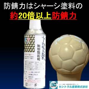 浮きサビ除去で 錆の上から塗れる 艶消しホワイト 約20倍以上の 防錆力 錆止め塗料 油性 420ml NS-3306SP 単品販売 塗料