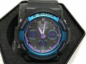 N218-240407-154　カシオ Casio G-SHOCK GAS-100BL　タフソーラー アナデジ 腕時計 動作品 【中古品】