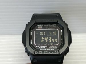 N316-240423-154 カシオ Casio G-SHOCK GW-M5610 腕時計 タフソーラー オールブラック 本体のみ 動作品 【中古品】