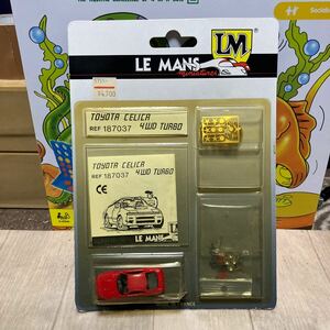 ルマンズ LE MANS トヨタ セリカ 1/87 レジンキット フランス製 ミニチュアモデル ミニカー 激レア ラリーカー メタル 精密 ノーマル