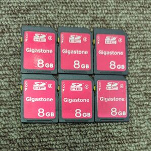 GIGASTONE 8GB SD SDHCカード 6枚セット