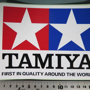 当時物 タミヤ ステッカー 5枚セット TAMIYA first in quality around the world★田宮模型の画像2