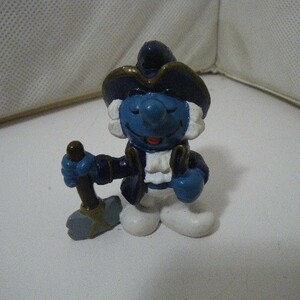  Vintage Smurf PVC figure George Washington kf691