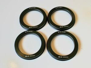 ◆RK DESIGN◆ハブリング　レイズホイール BMW ミニ　◆ 65mm - 56mm　（４個セット）◆鍛造アルミ◆ R50 R52 R53 R55 R56 R57 R58 R59 