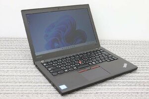 N【i7第7世代】lenovo / ThinkPad X270 / CPU：core i7-7600U@2.80GHz /メモリ：16GB / SSD：128GB / Windows11 Pro