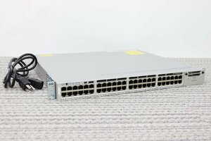 〇【スイッチングハブ】CISCO / WS-C3850-48T-S V07 / 初期化済 / 通電OK